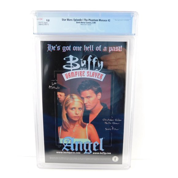 STAR WARS EPISODE 1 THE PHANTOM MENACE #2 CGC 9.8 WHITE PAGES - Picture 2 of 3